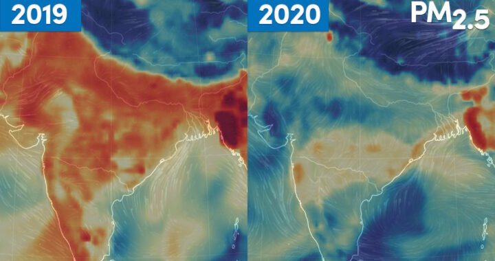 Satellite images show much cleaner air over India and the world during Coronavirus lockdowns