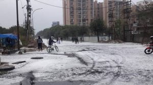 Scientists: Noida’s snowfall like hailstorm had imprints of climate change